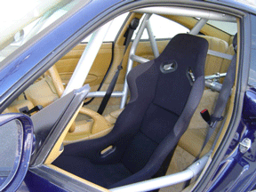 Bolt-In Cage Kit (DOM) Installed in a 996 