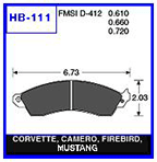 Hawk HB111 Ford Mustang